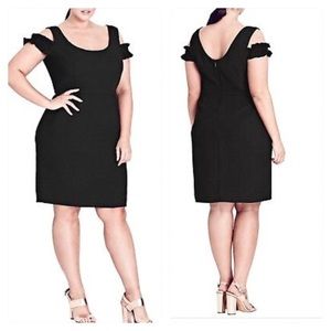 NWT! City Chic Cute Frill Sheath Dress